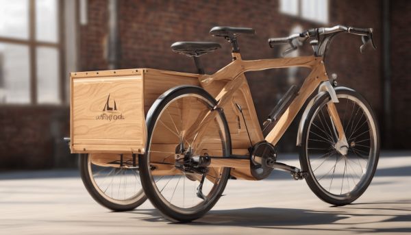 Une remorque vélo en bois sur mesure adaptée à vos besoins